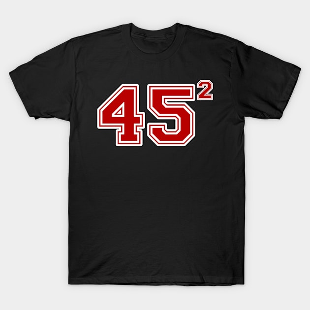 45 T-Shirt by BaderAbuAlsoud